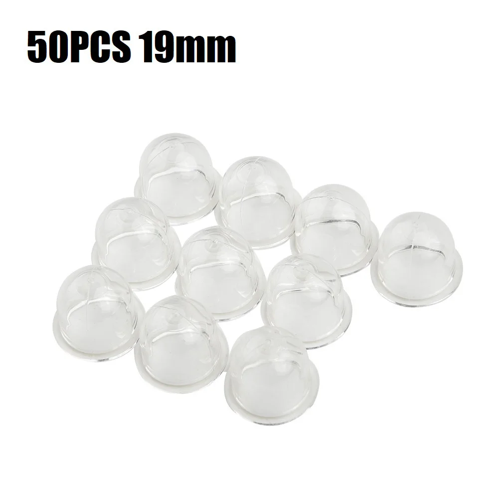 50pcs 19mm Fuel Pump For Primer Bulbs Carburetor For Primer Bulb For Chainsaws Blower Trimmer Brushcutter Lawn Mower Accessory