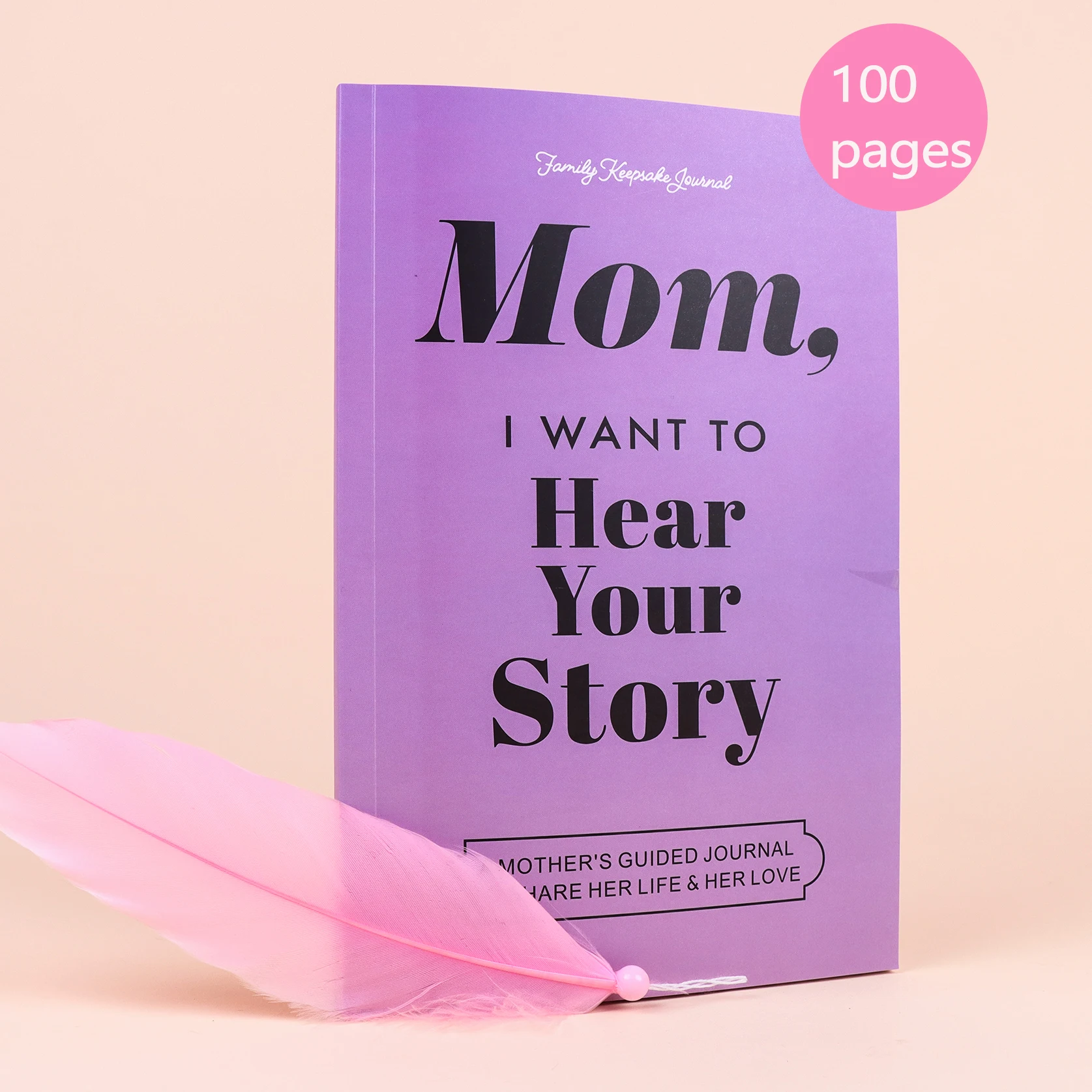 Mom's Life Story Diary Expanded Upgraded Edition Contains 250+ Questions Perfect Gift for Mother's Day Thanksgiving and Christm notebook diary journal,notebook diary