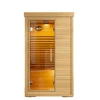 Far Infrared Home Sauna Room for 1 Person, Spa Saunas with Digital Controller, 2 Bluetooth Player, LED Reading Lamp, Saunas 6