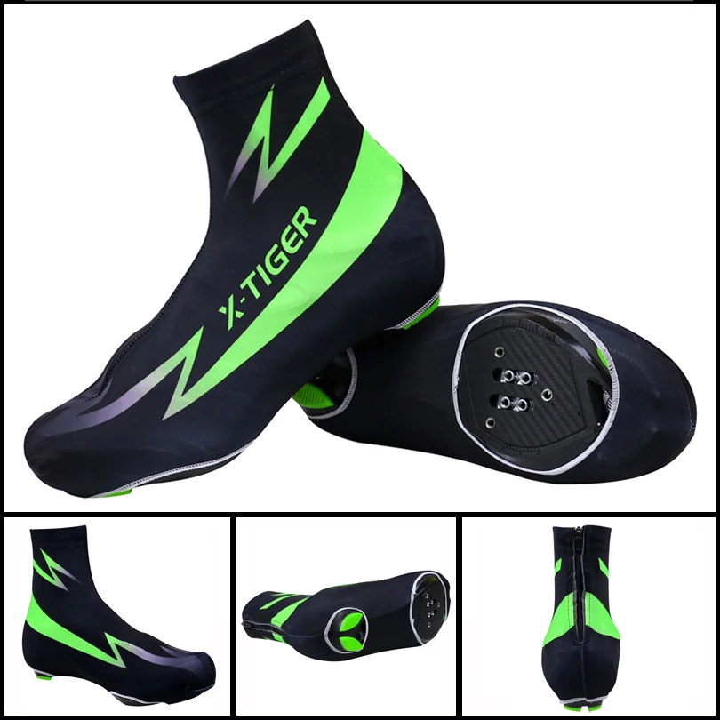 X-TIGER Fahrrad-Überschuhe Winter Thermo Unisex Radsportschuhe Sport MTB Radsportschuh-Überzug Fleece Warm Bike MTB Sneaker Herren – Detail 7