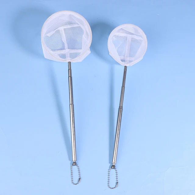 Aquarium Round Fishing Net Extendable Long Handle Fishing Gear For Catching Fish Shrimp Tank Clean Accessories 5