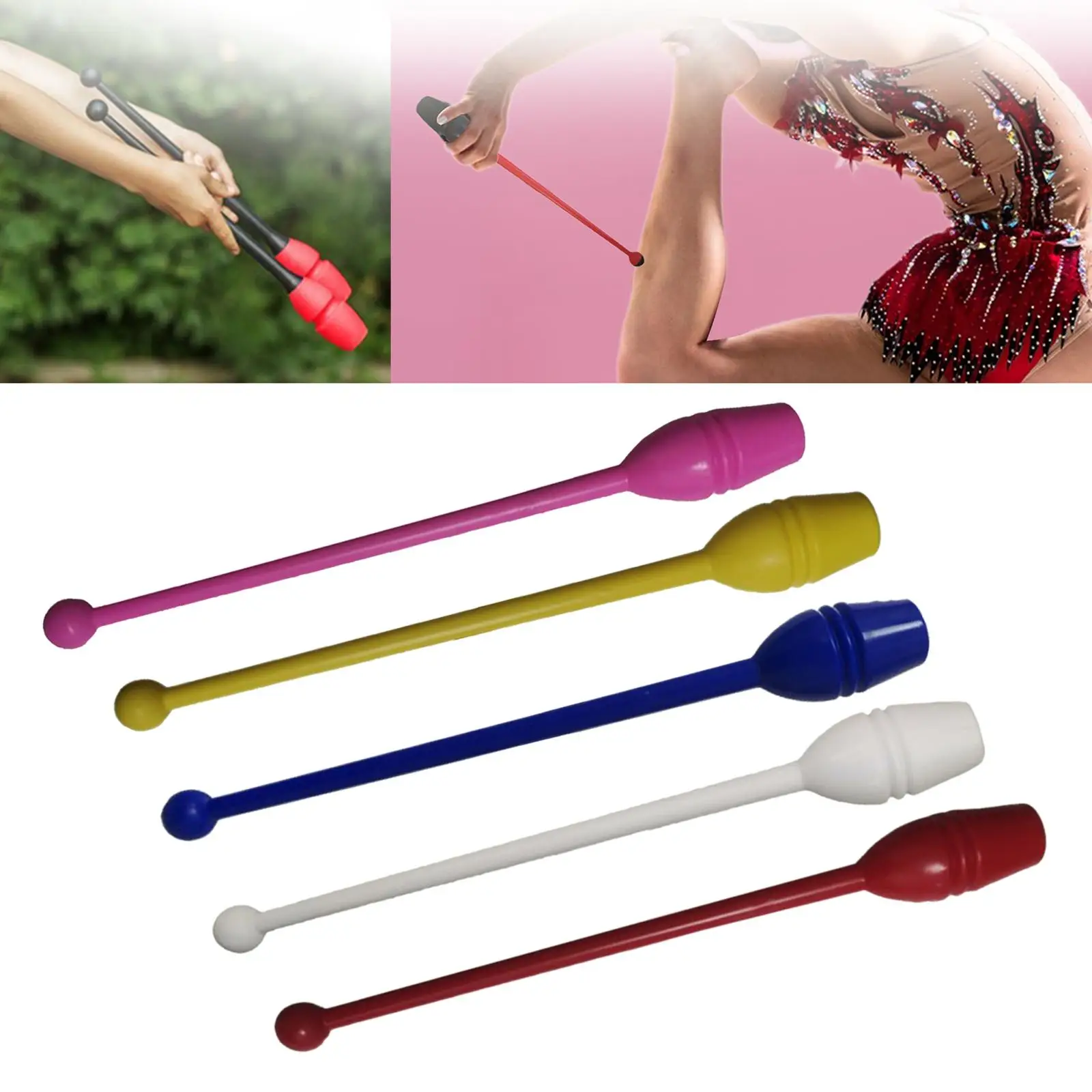 Gymnastics Stick Training Device 13.8'' Gymnastic Bar for Children Adults Competition