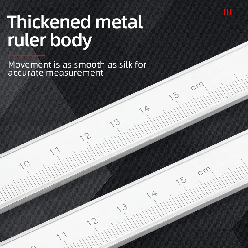 Carbon Steel Vernier Caliper 0-150mm 0-200mm 0-300mm Locking Screw Stainless Steel vernier caliper