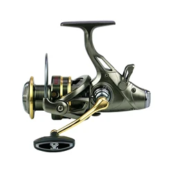 Meta 20KG towing Ahead/Post Double Brake Smooth Casting Reel High Speed Sea Bass Fishing Reel Gear ratio 5.5:1 Left/Right Hand