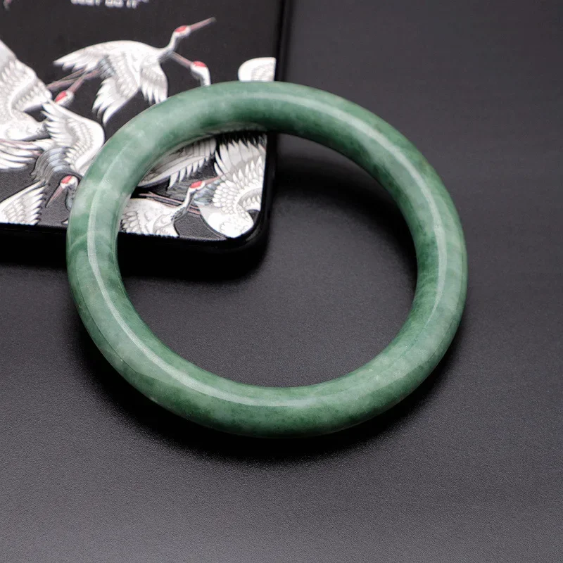 Real Jade Bracelets for Women Green Bangles Natural Jewelry Charms