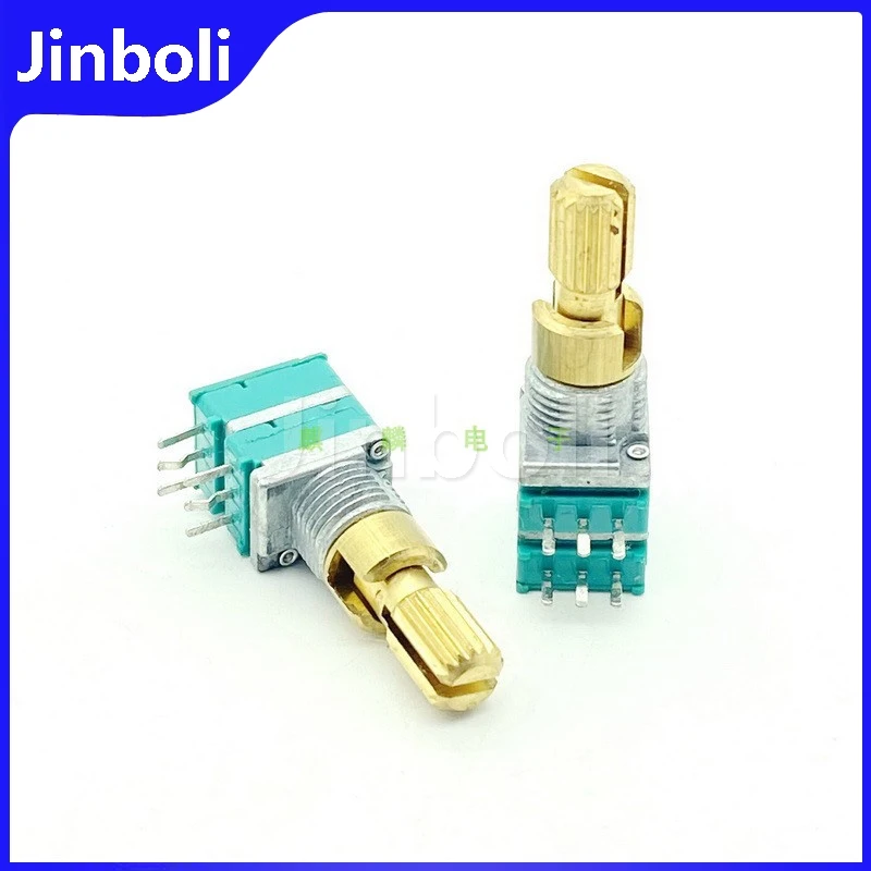 

1 шт. RK097 двойной прецизионный потенциометр A10K + B10K Автомагнитола двойная осевая Регулировка управления