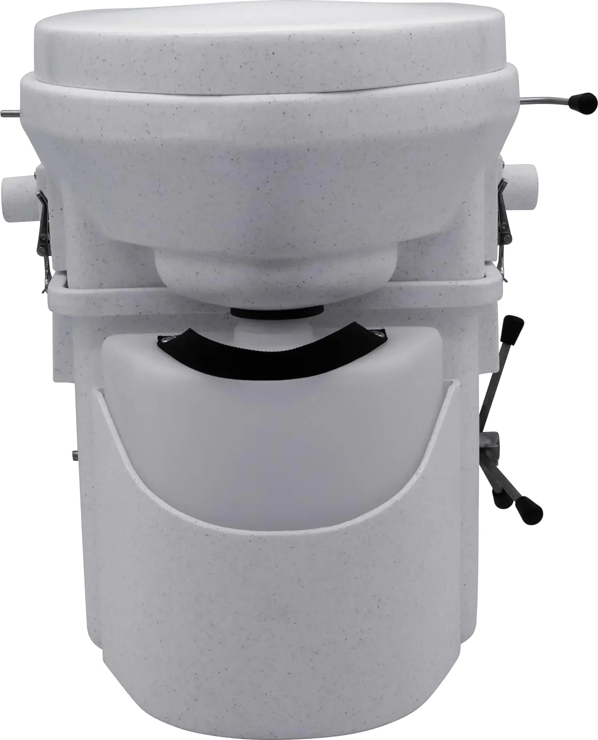Self Contained Composting Toilet with Close Quarters Spider Handle Design squat toilet squat potty squating toilet