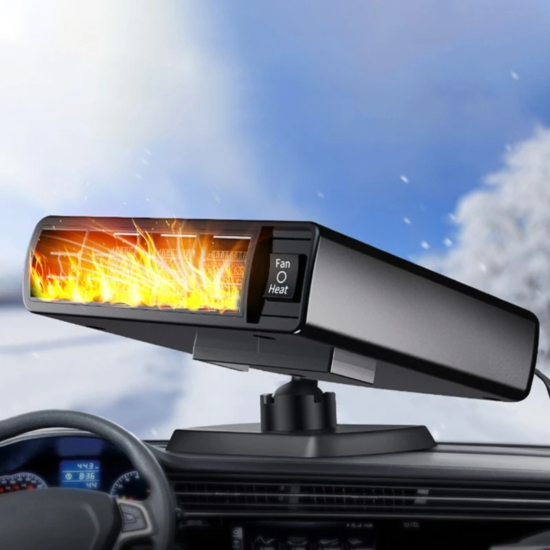 Autoheizung 12V Auto Fenster Lüfter Heizung Nebel Tragbare Autoheizung Auto  Innenraum Zubehör