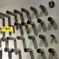 200 шт. 19 размеров из нержавеющей стали, акриловый фиксирующий винт для рекламы, стеклянные полые стойки, штифты, винты для рекламных щитов KF1057