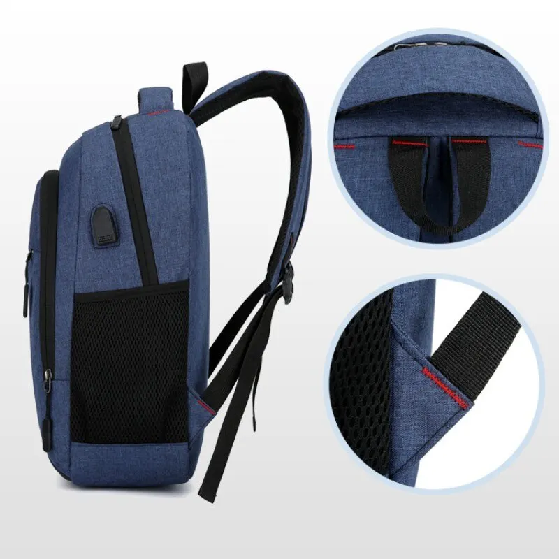 CrossBorder Мъжка раница LOGO LargeCapacity Simple Fashion Travel Студентска компютърна чанта