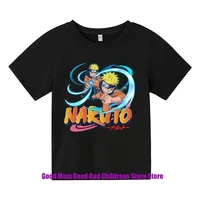 2024 New Naruto Zhu Li Naruto Summer Cool Children t shirt Leisure Pillar Man Cartoon T-shirt Boys And Girls 3-15 Years Old 1