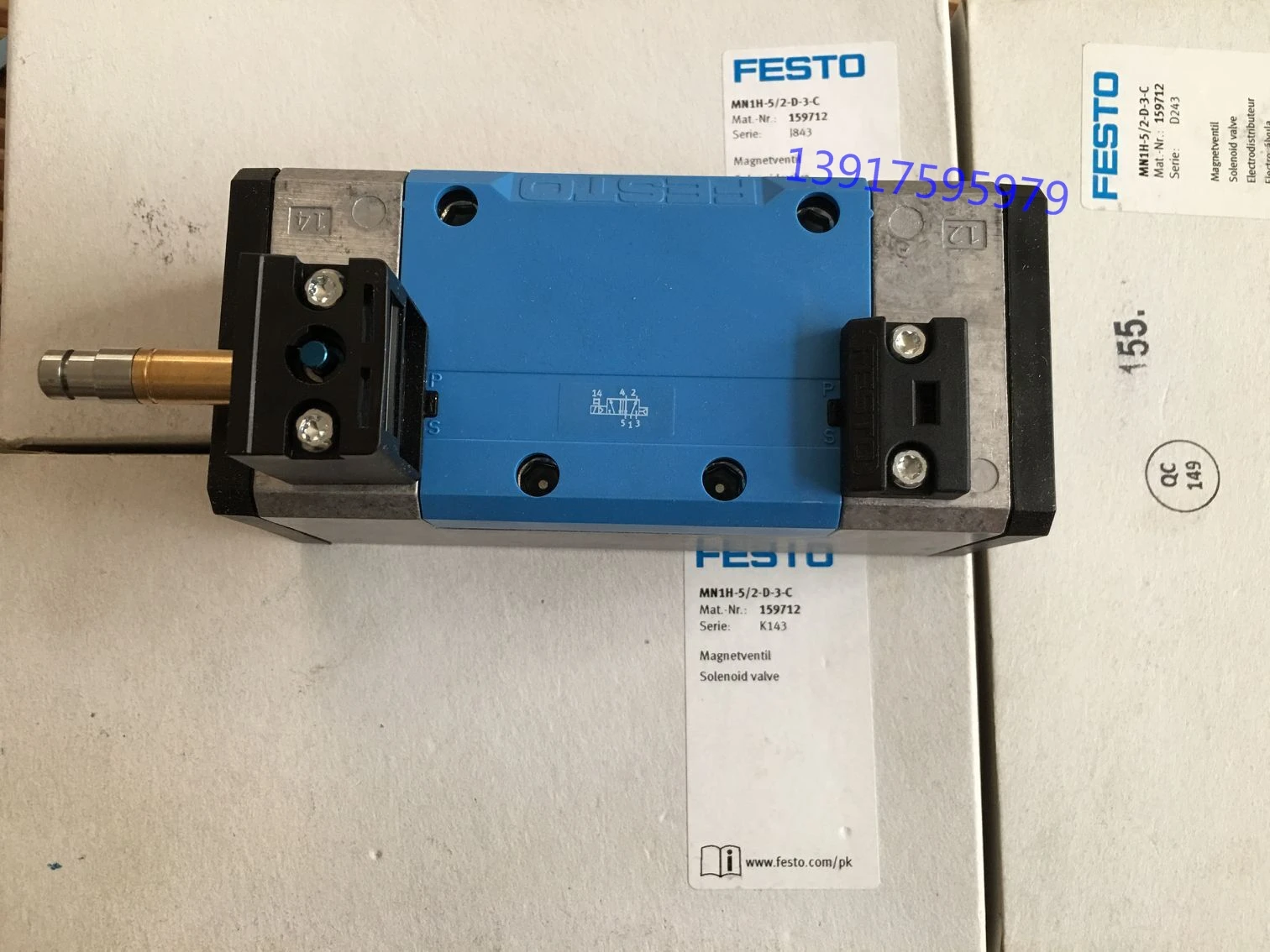 

FESTO Festo Double Electric Control Solenoid Valve JMFH-5/2-D-3-C 151871 In Stock.