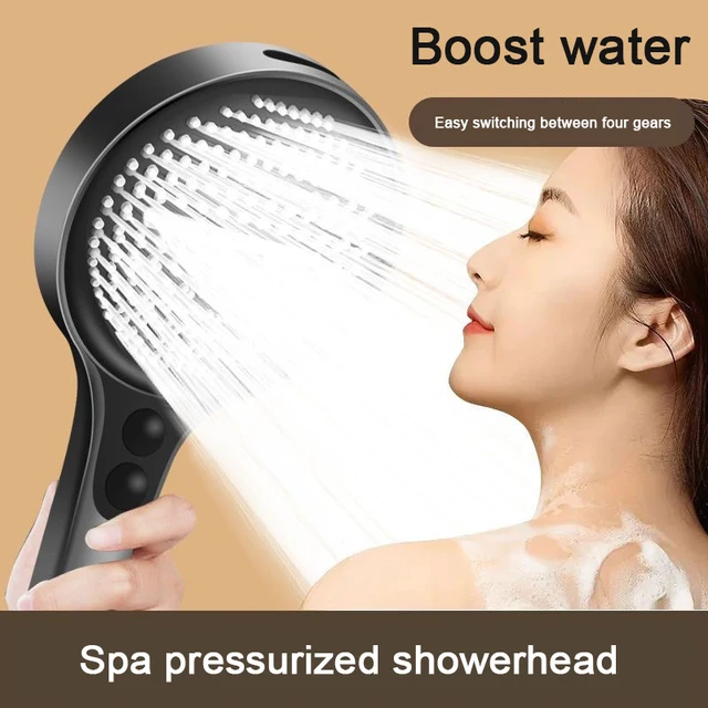 ชุดฝักบัวอาบน้ำหัวฝักบัวขนาดใหญ่13.5cm, แผงฝักบัวขนาดใหญ่แบบมือถือในบ้าน 1