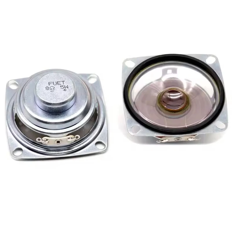 Tenghong 2pcs 53*53MM 8 Ohm 5W Waterproof Multimedia Full Range Speaker For Advertising All-In-One Machine Audio Loudspeaker