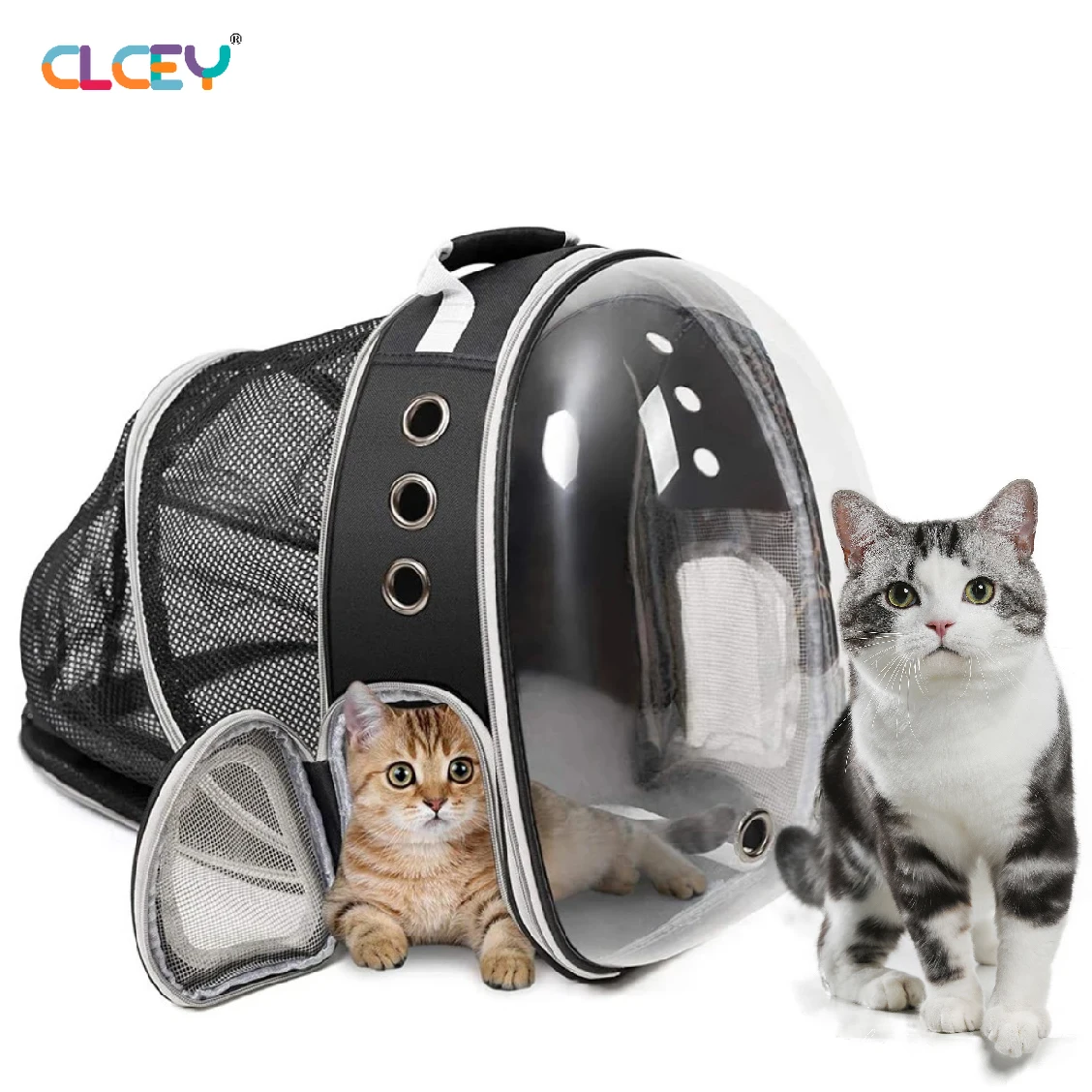 

Pet Expandable Cat Carrier Backpack Portable Puppy Traveling Outdoor Backpack Transporter Conveyor Cats Bag Pet Cat Accessories