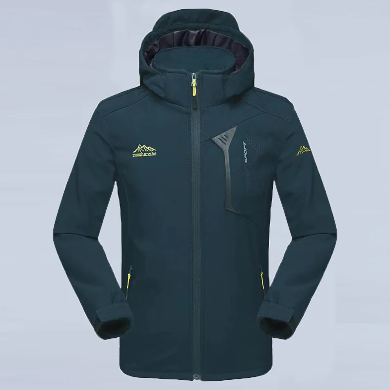

Men Winter Softshell Fleece Waterproof Camping Hunting Hiking Trekking Climbing Jackets Outdoor Skiing Warm Male Oversized Coat