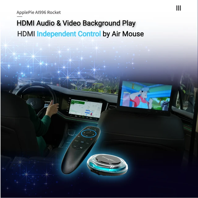 Exploter ApplePie Rocket Android 13 Car Ai Box 5G (Not for USA 