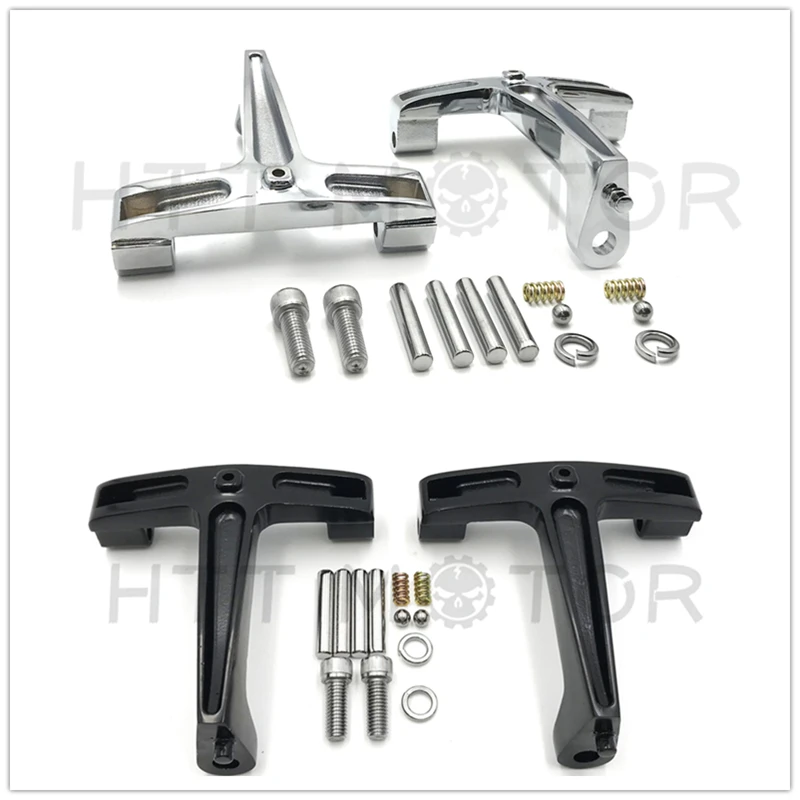 Motorcycle Parts Floorboard Kits Adjustable Passenger Footboard Mount