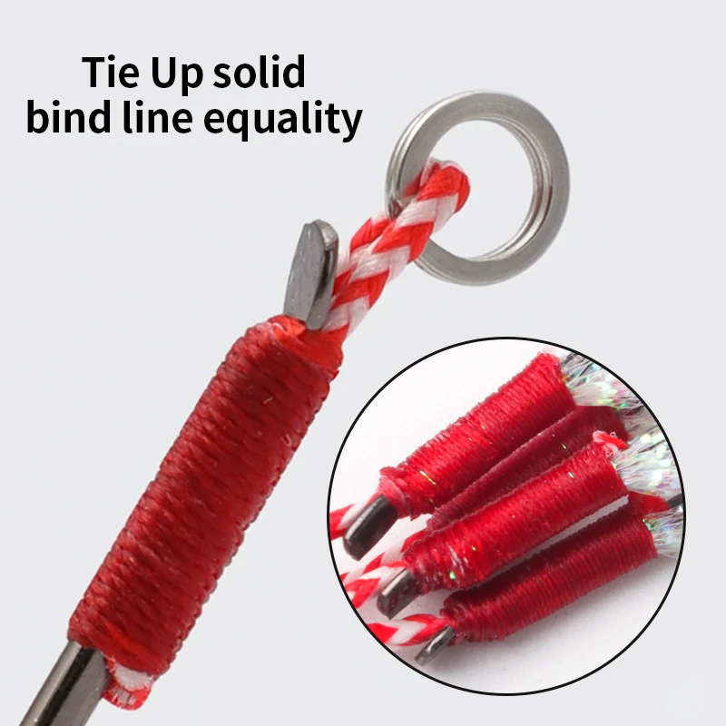 Ruke Fishing Slow Jig Hook 10pcs/lot 1.2g/1.4g/1.5g/1.9g/2.6g Crank Hook Baits Hook Fish Hook Ultra Light Fishing Tools