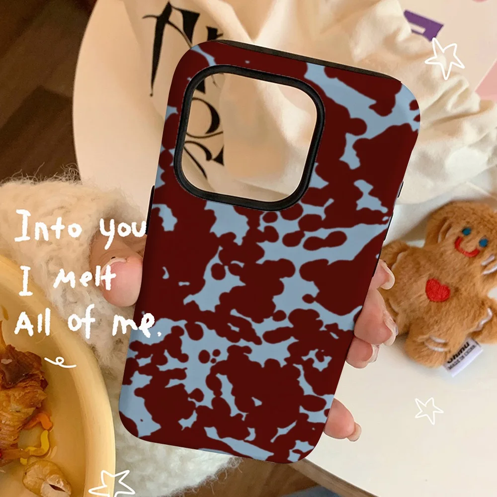 Vibrant Red & Blue Magnetic Acrylic TPU Phone Case