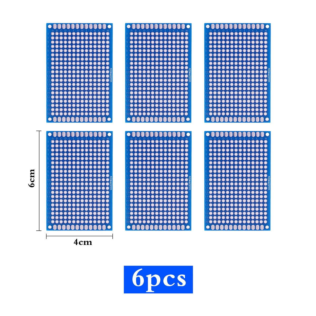 Double-Sided PCB Prototyping Board Kit - Universal DIY Perfboard