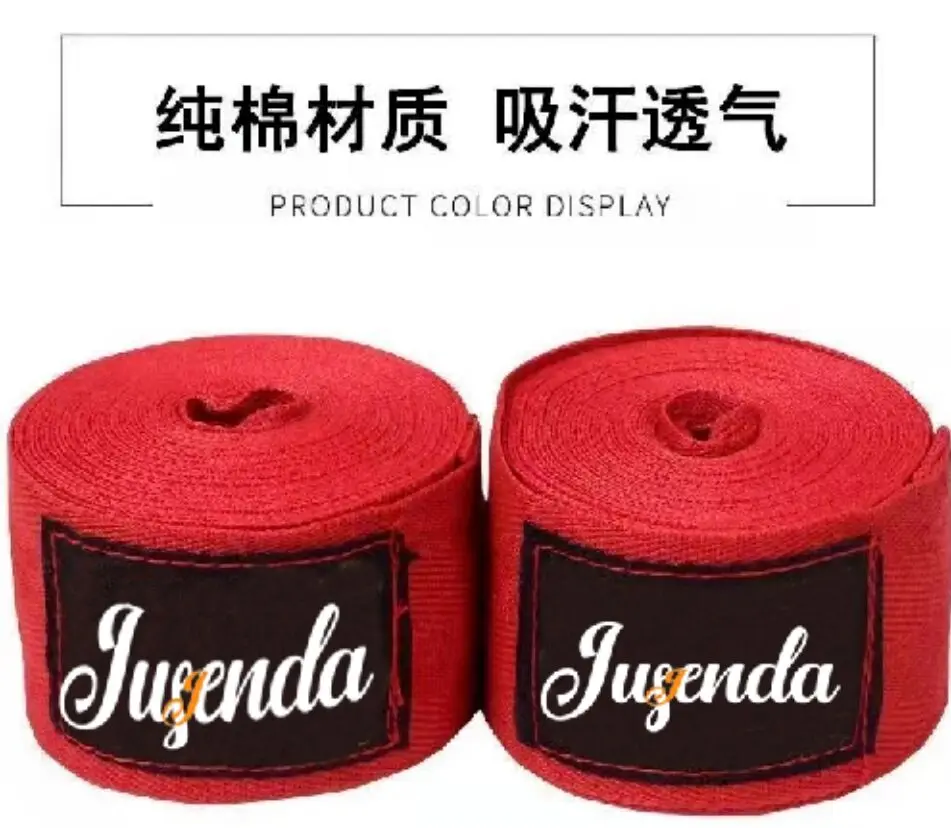2 Rollen Jusenda 3/5 m Boxbandage Mikroelastischer Hand-Handgelenkschutz Handband Bandage Fitness Faustbandage – Detail 3