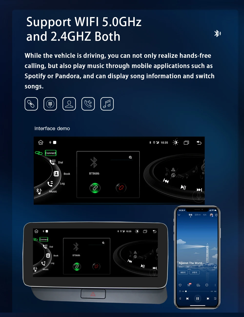 1920*720  ī÷ ī , ȵ̵ 12 ý, ƿ Q5 2009 2016 ũ Ƽ̵, GPS ׺̼,  , ׷ 4G