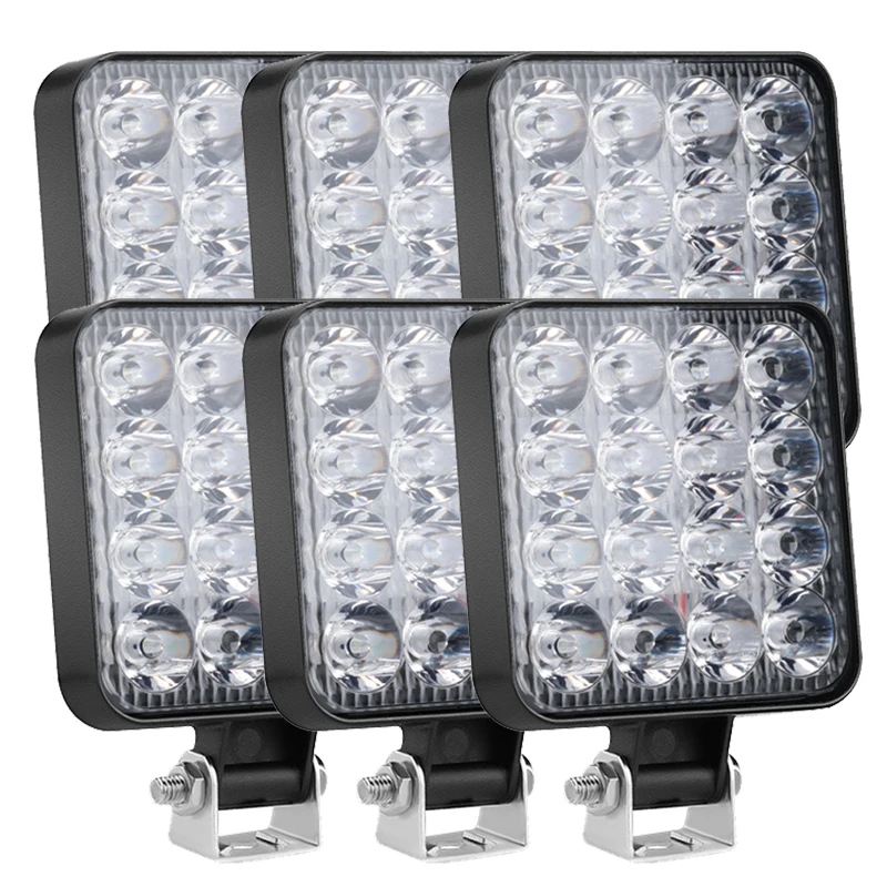 Work Light LED Running Lights Bar Offroad 4X4 Spotlight 12V 24V For Jeep  Truck Car Motorcycle Tractor SUV ATV LED Headlights - AliExpress