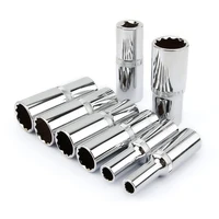 1pcs 12 Point 78mm Mirror Deep Socket Head 1/2 Drive Torx Bit Ratchet Wrench Adapter Tool Part 8-32mm Car Repair tools 1