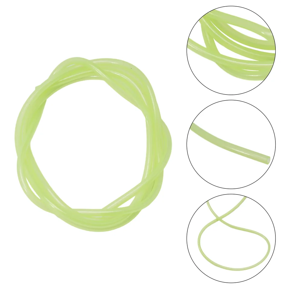 Rouleau De Tube Lumineux En Silicone 10m Pour Pêche à La Carpe - Diamètre 1.8/3 Mm, Vert