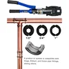 home. ProPress Tool Kit,Copper Tube Fittings Hydraulic Pipe Crimping Tool with 1/2 inch,3/4 inch and 1 inch Jaw Copper Pipe Pres 4