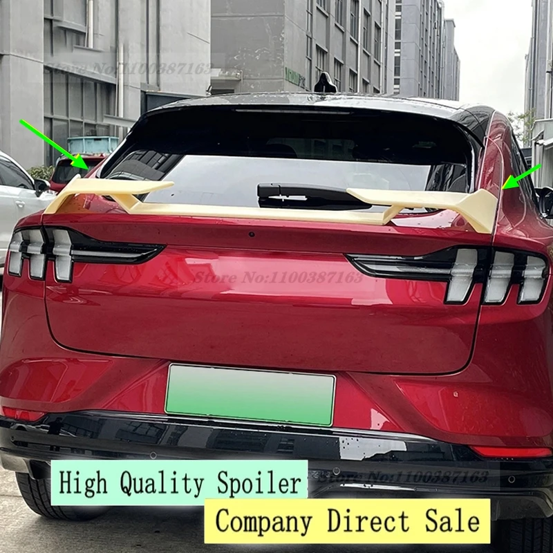 

Car Tail Refit Roof Top Rear Window Spoiler Wing For Ford Mustang Mach-E 2021 2022 GT Exterior Accessories