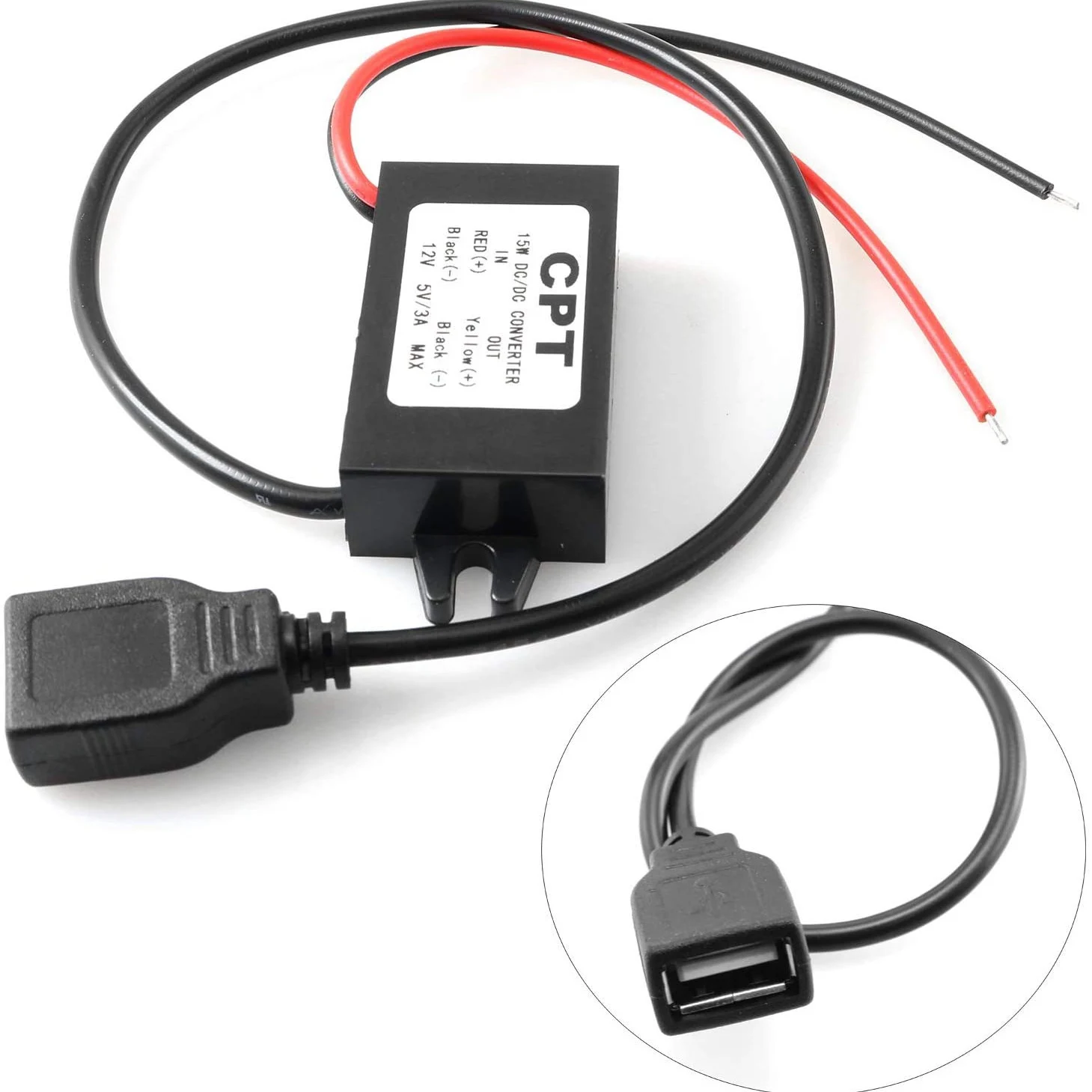  USB  ĿͰ ִ ڵ  ȯ, ȭ  ڵ , DC 12V-5V 3A  ȯ