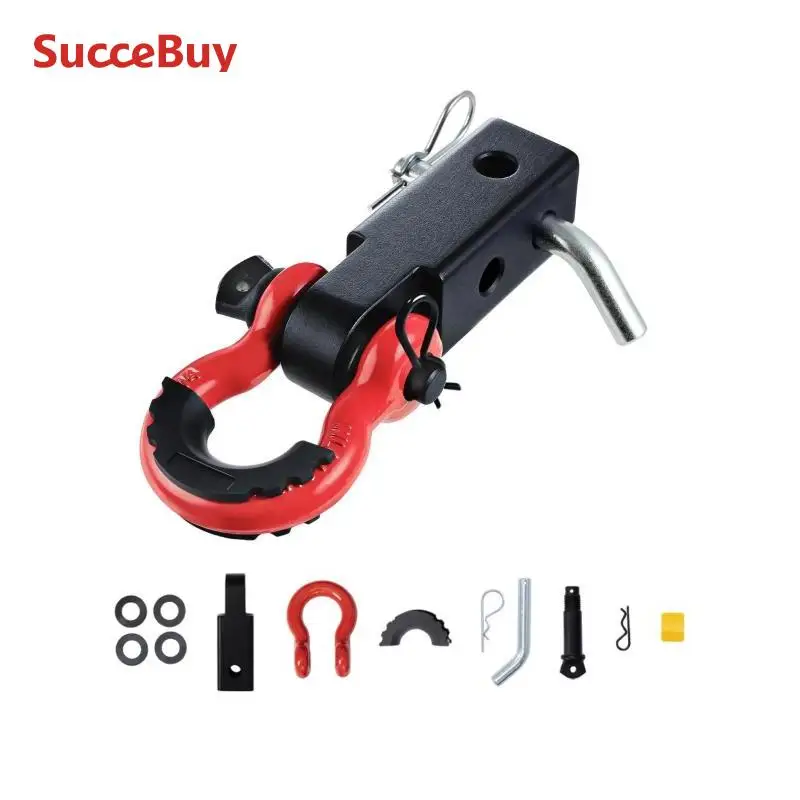 Heavy Duty 2 Inch D Ring Shackle Hitch Receiver