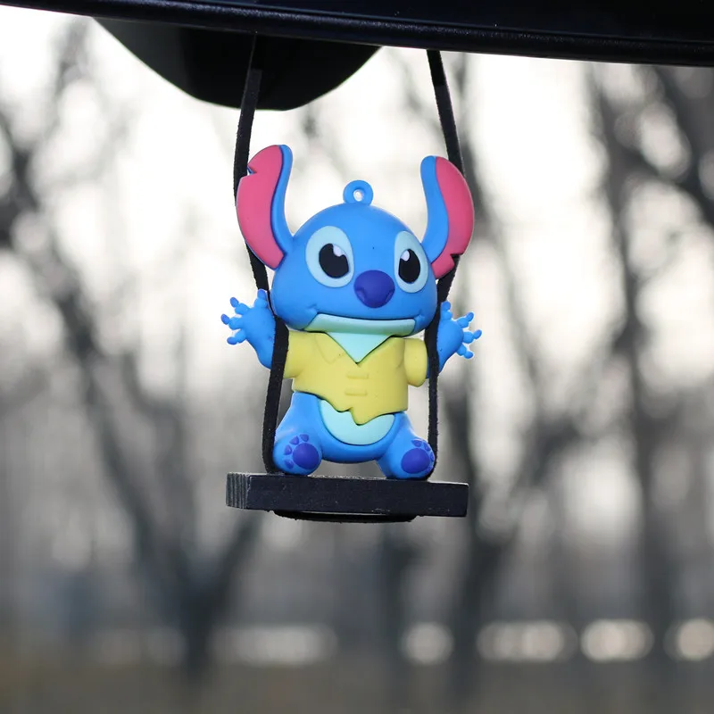 Disney Stitch Car Pendant Plush Stuffed Cute Decoration Hanging Ornament  Automobile Rear The Trunk Decorate Accessories Gift - AliExpress