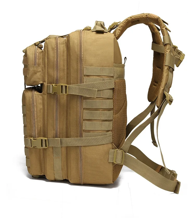 45L Taktischer Rucksack Taktischer Angriffsrucksack 3-Tage-Notfallrucksack Wander- und Trekkingrucksack – Detail 9