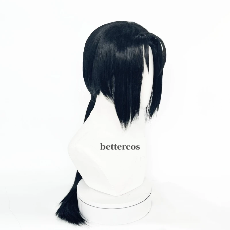 Uchiha Itachi Cosplay Wig Itachi Uchiha Long Straight Black Heat Resistant Synthetic Hair Anime Cosplay Wigs + Headband