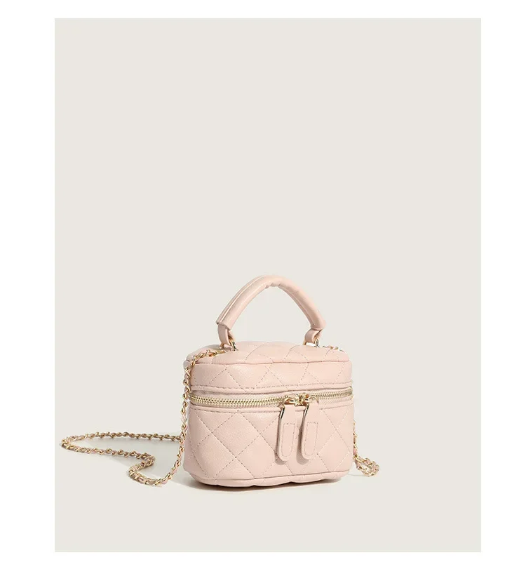thumbnail image 1 of Nuevo mini bolso bandolera con cadena acolchada y cuadros de diamantes para mujer, mini bolso de diseñador de moda, bolso pequeño de PU de alta calidad para mujer, 1 of 5