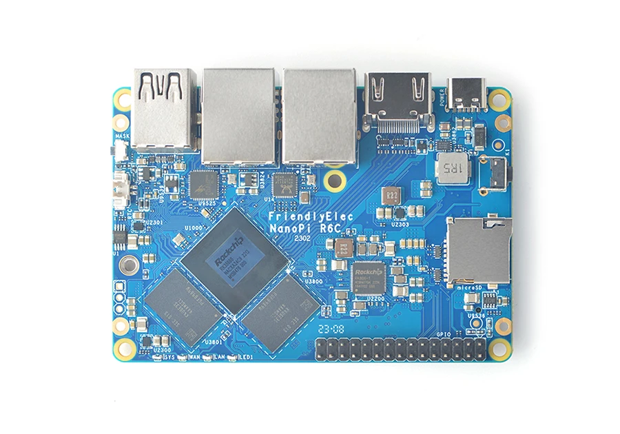 NanoPi R6C   , 2.5G ⰡƮ RK3588S 8 + 32GB SSD Ȯ