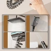 Temperature Digital Display Shower Set Faucet Bathroom Wall Mounted 4 Ways Water Outlet Rainlfall Hot Cold Shower Faucet System 5