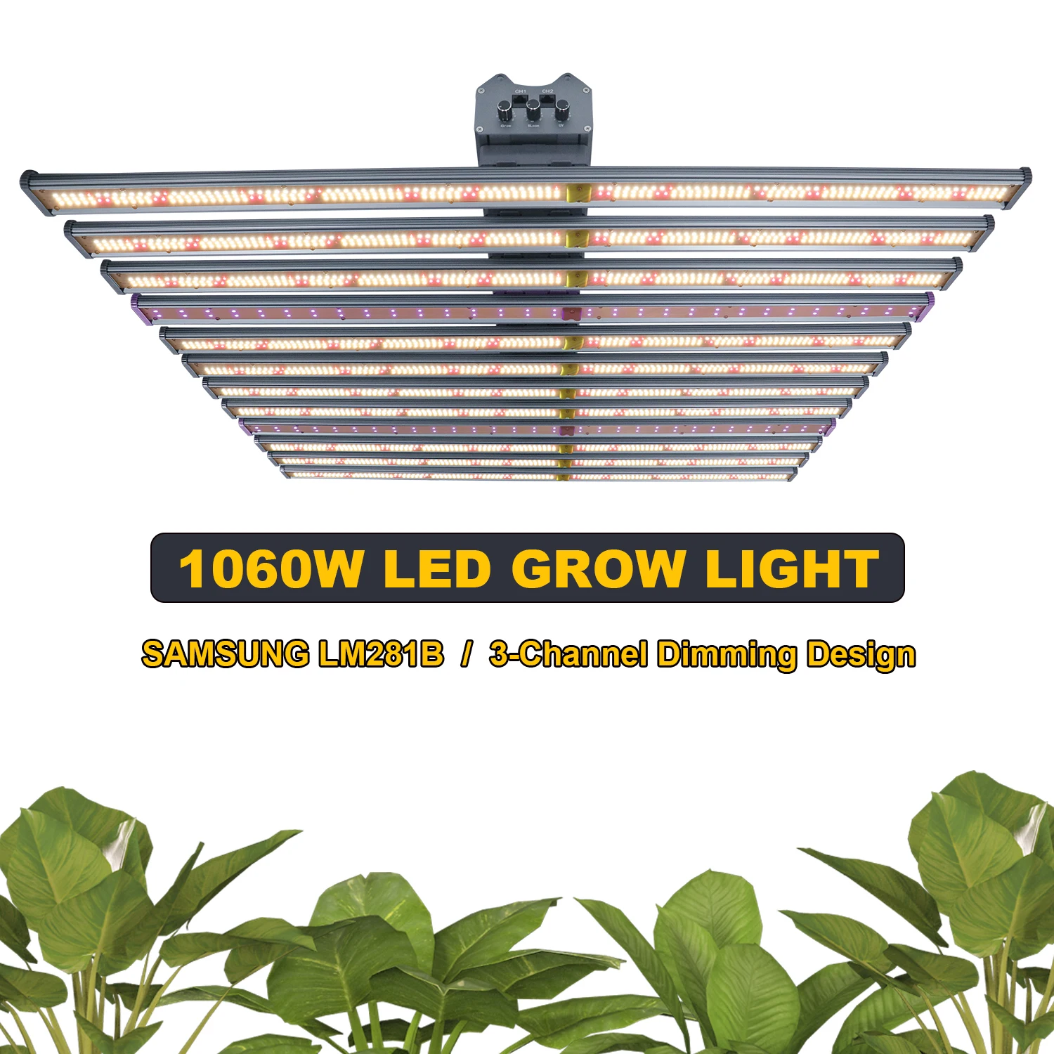 1060W Samsung Lm281B Led Grow Light Bar Uv Ir Turn On/Off Lampada Idroponica Per Piante Grow Tent Serra Veg Bloom