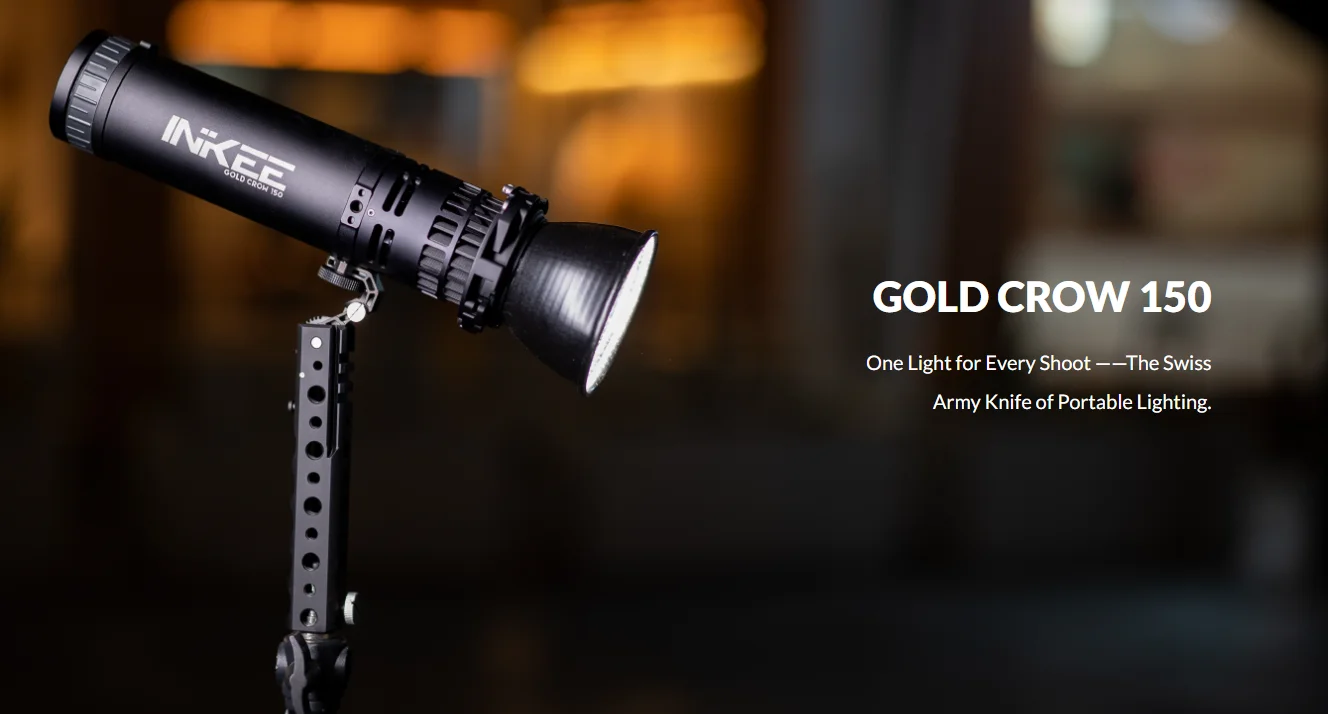 GC150/60/30W Portable LED Video Light, Bi-Color 2600K-6500K for Live Streaming &