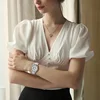 EUTOUR 2025 Spring Arrival Red White Concept Jewelry Watch Resin Material Grace Lady Girl Elegant E059 Magnet Watch Bracelet 5