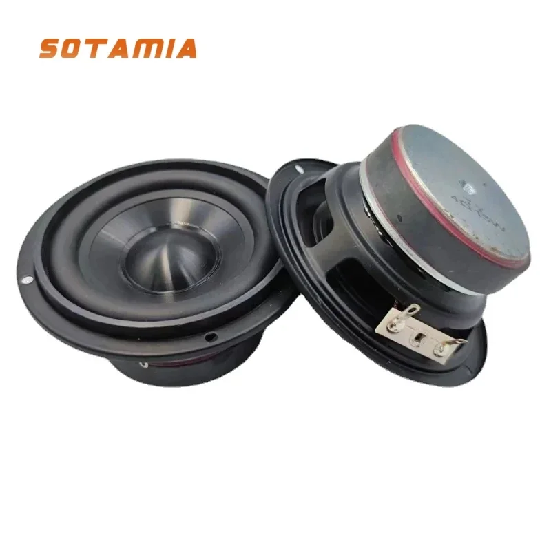 SOTAMIA 2Pcs 3 Inch Midrange Bass Speaker 4 Ohm 15W PP Cone Waterproof Altavoz Multimedia Woofer Speaker Sound Music Loudspeaker