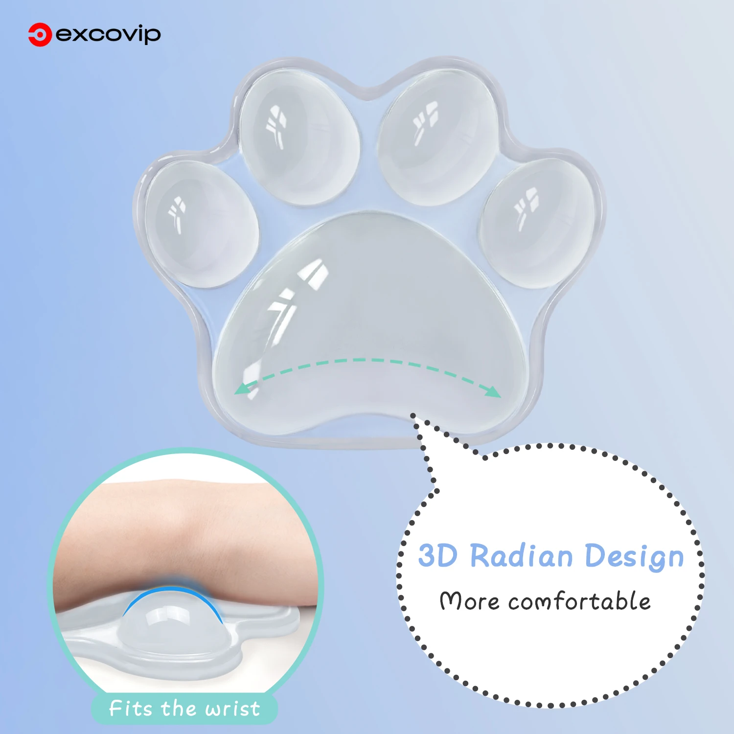 Ergonomic Hand Pad, Almofada, Confortável, Macio, Jogos,