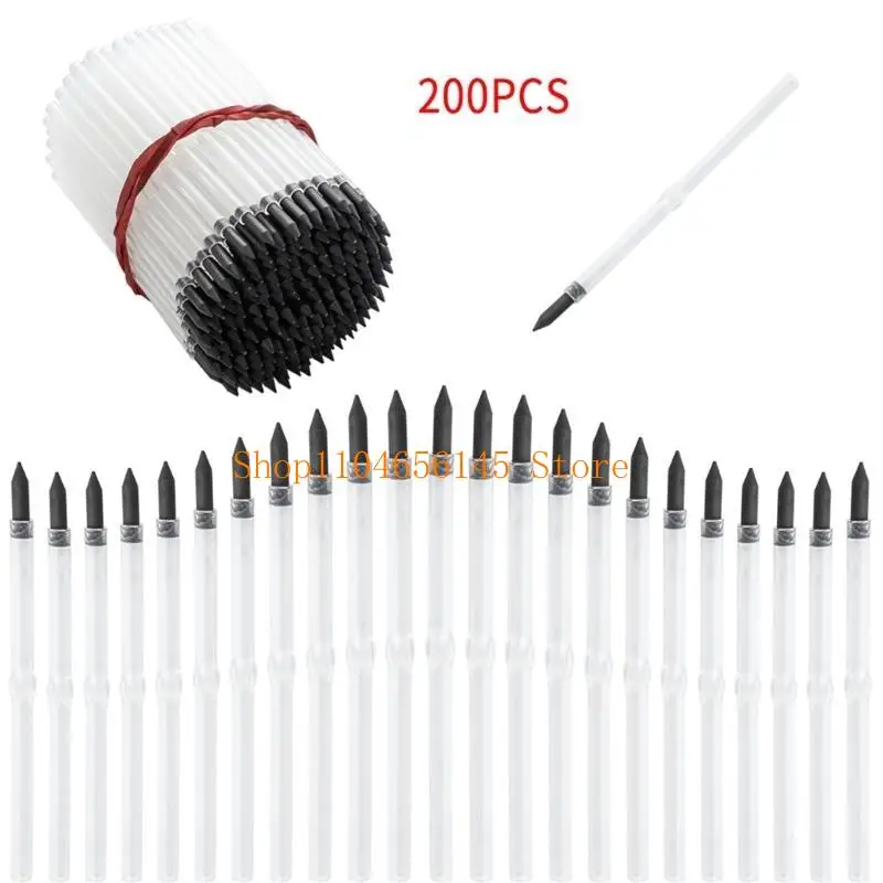 5ASD 60/200pcs 연필 리드 리필 연필, 잉크리스 펜 리필 작성에 대한 샤프닝 없음
