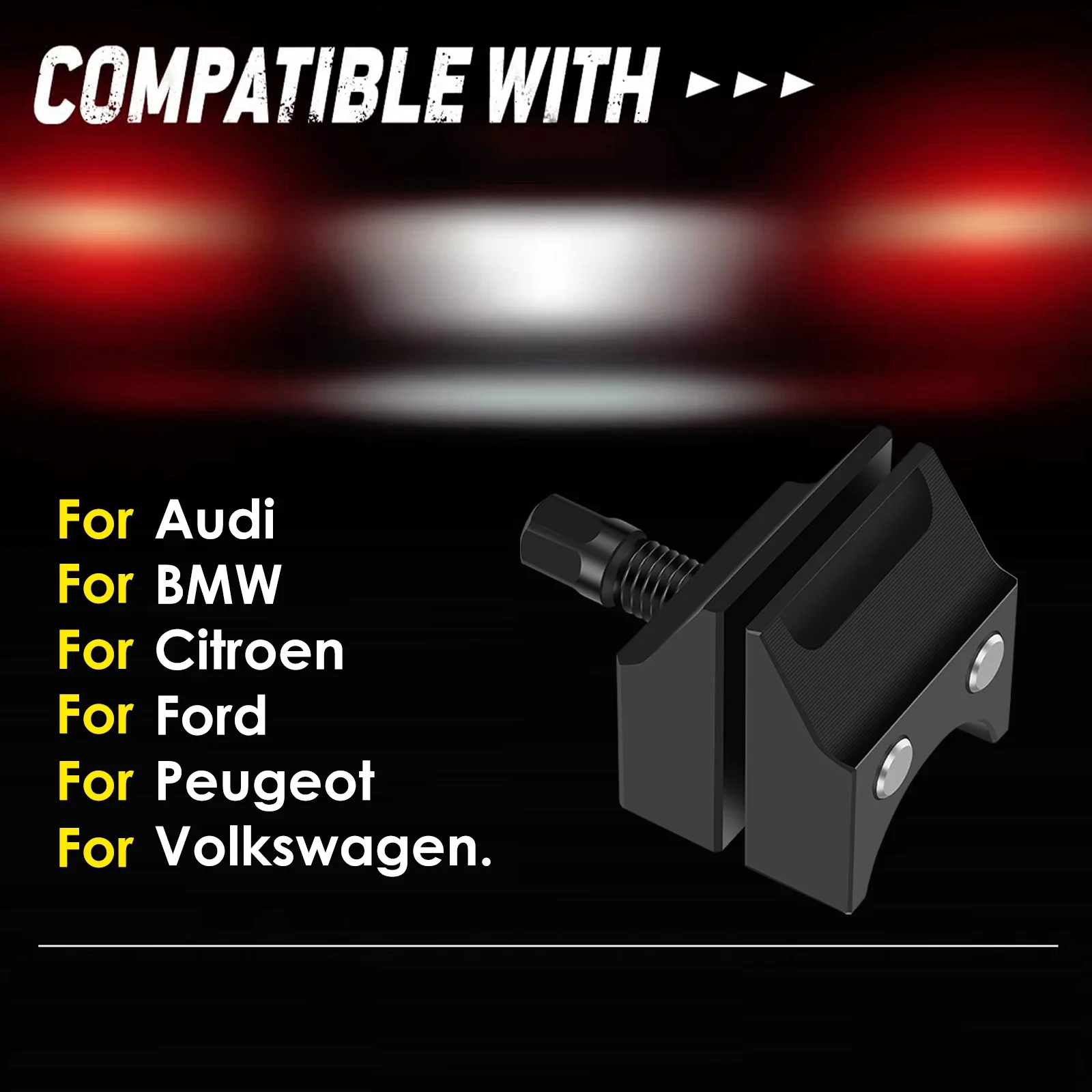 Hub Knuckle Spreader Double Ends Design Solid Steel Suspension Strut Spreader Tool Wide Compatibility Suspension Strut Split