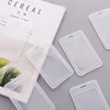Transparent PP Plastic Working Permit Case Credit Bank Card Protective Cover Bag Holder ID Tag Pass Employee's Work Card Sleeve 5