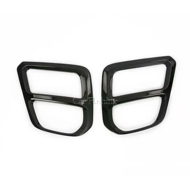 2PCS Black Fog Light Ring Covers For Honda Pilot 2019-2022 - ABS Decorative Trim