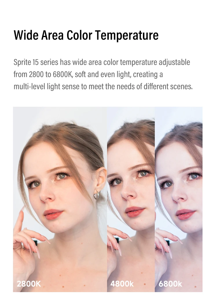 VILTROX Sprite15 LED  , 2800K-6800K  , 4400mAh  , ƽ ޴ Ʃ  